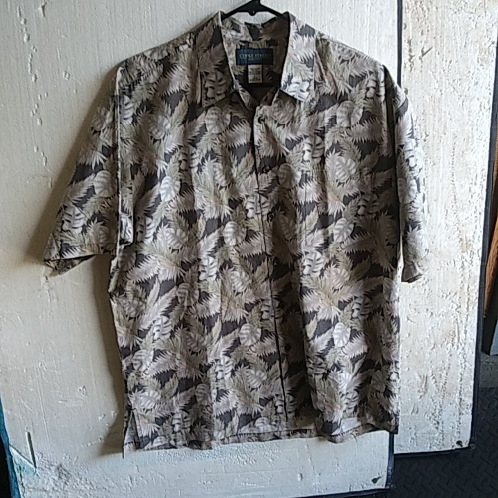 Lot of 2 Cooke Street Men's Casual Hawaiian Shirts Size Large Excellent Cond. - Picture 5 of 7